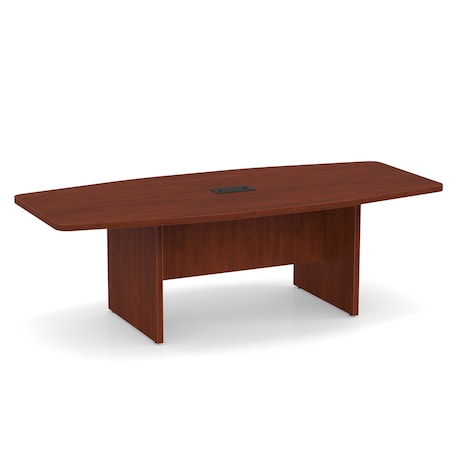 Officesource OS Conference Tables Boat Shaped Conference Table with Slab Base OS236CH